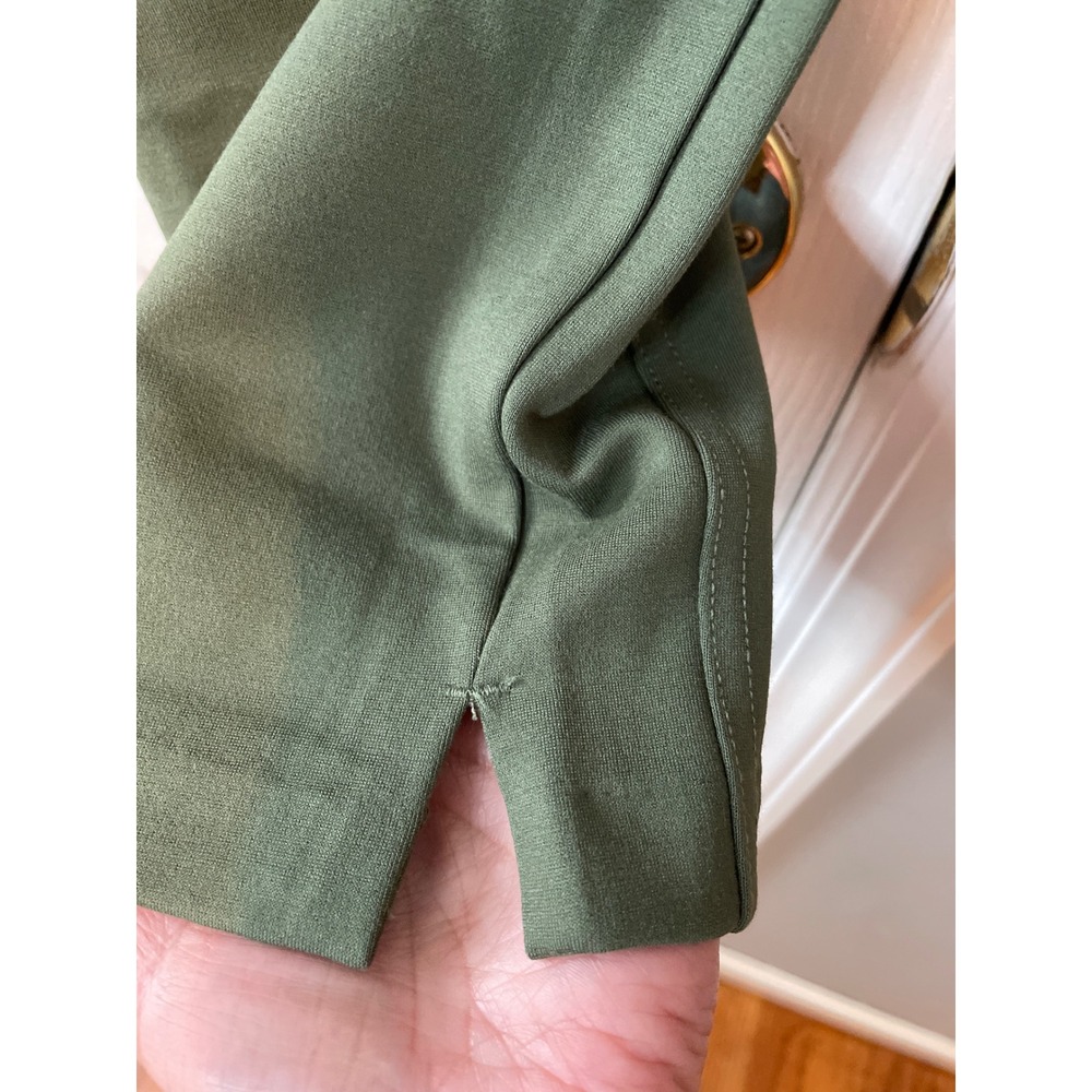 Express Ponte Pant Women Size M Olive Green High Rise Slim Tapered Leggings New - Picture 7 of 14